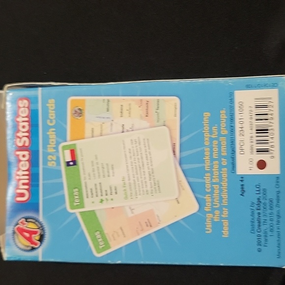 United States Flashcards Geography 52 cards Explore all 50 States - Picture 2 of 2